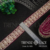 Velvet Lace: JIL - 1835 - 9 MTR | Trendz Lace